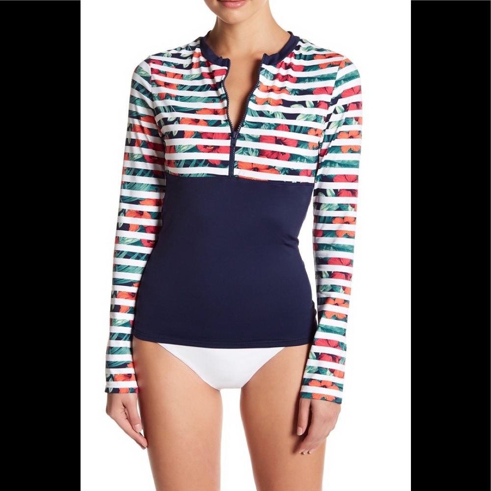 Tommy Bahama Breton Long Sleeve Rashguard